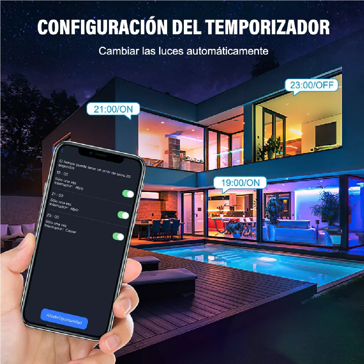 Foco Led Inteligentes Wifi Rgbcw Con Alexa Google Home Siri