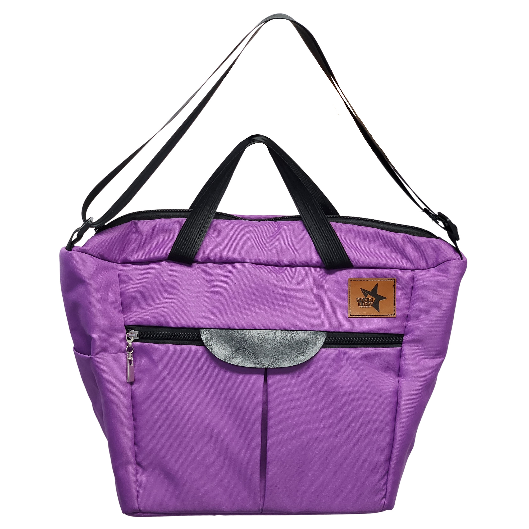 Carriola Para Bebé Starkids Polux Convertible 4 en 1 Con Pañalera Dream Purple