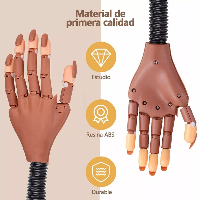 Manos Especiales Para La Práctica De Las Uñas Con 100 Tips