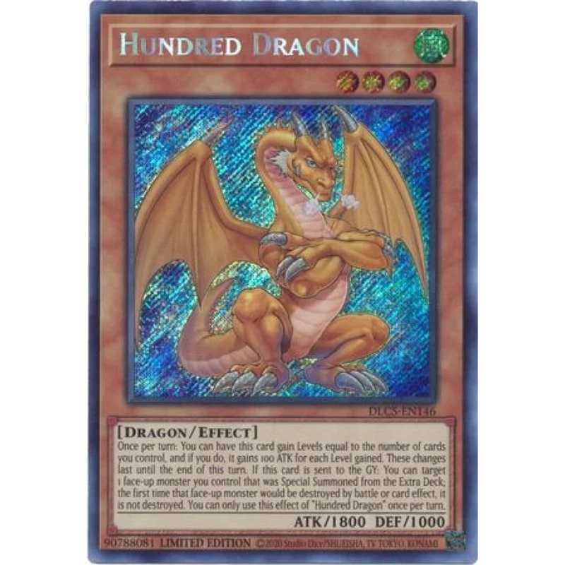 Yugioh Hundred Dragon Secret Rare Limited Edition - Konami