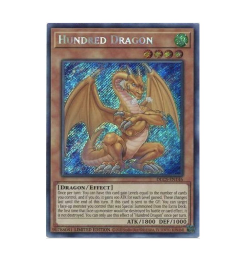 Yugioh Hundred Dragon Secret Rare Limited Edition - Konami