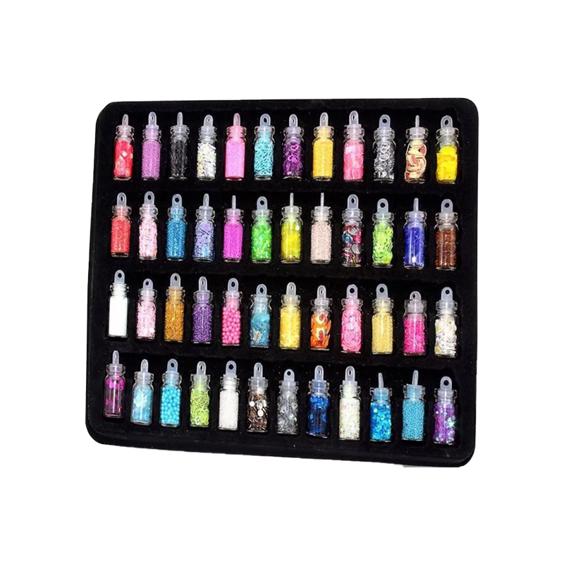 Decoracion De Uñas Glitter Piedras Acrilicas Decoració 48 Pz