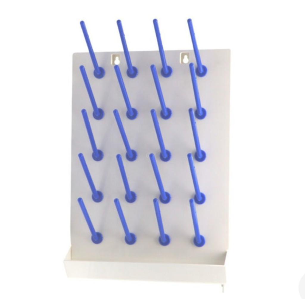 Escurridor De Plastico P/Material Laboratorio 20 Lugares