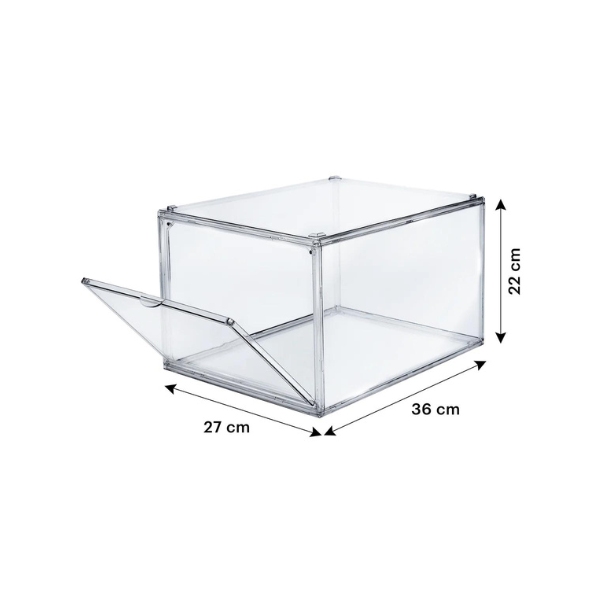 Caja Zapatera de acrílico Gadgets&Fun Transparente