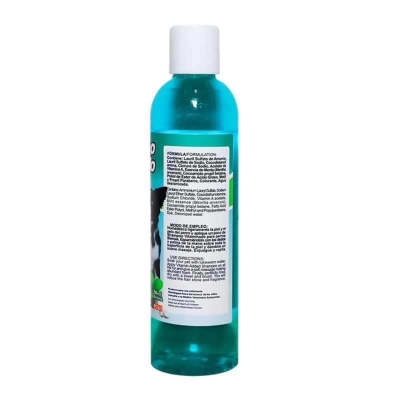 Shampoo Vitaminado para perro Cualquier raza 250 ml 2 pzs - Biomaa