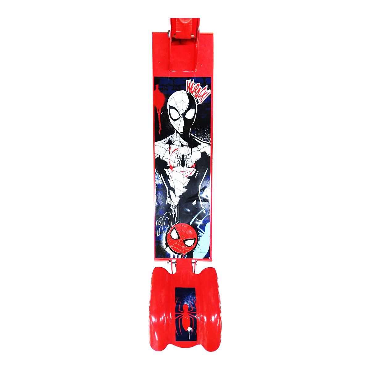 Scooter Patin del diablo para niños con luz Spiderman Rojo