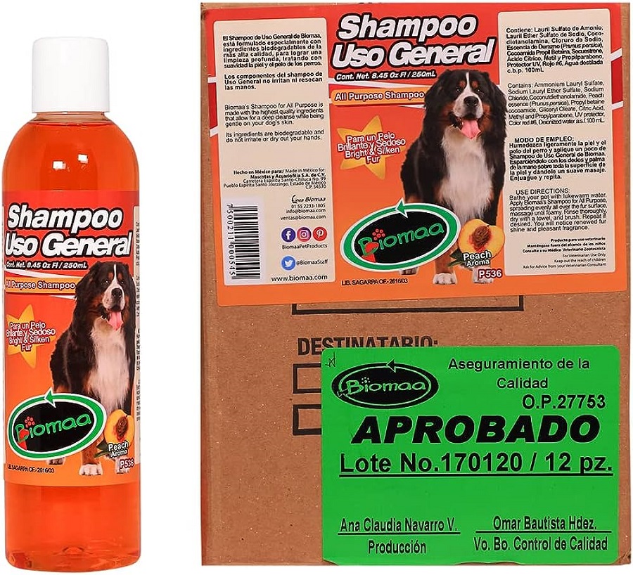 Shampoo Uso en General 250ml 2 pzs - Biomaa