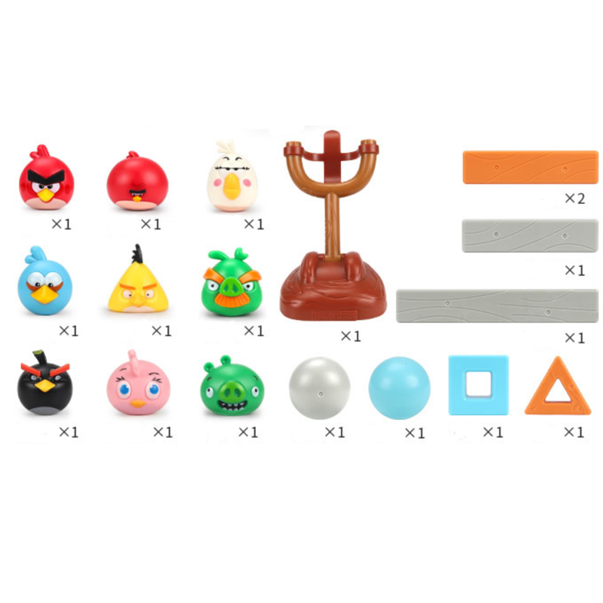 Juego Colección Para Niños Personajes Angry Birds Log-on 686