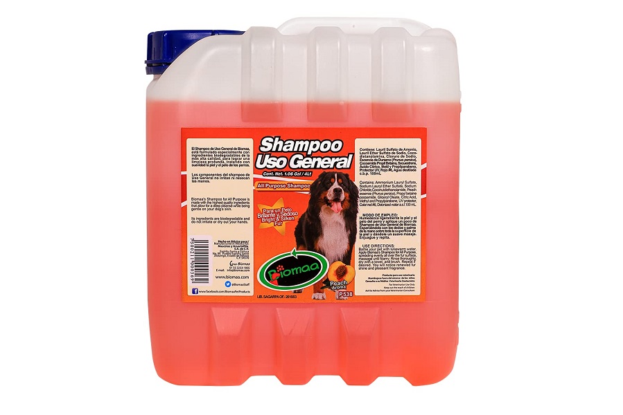Shampoo para perro Uso General 4 Lt - Biomaa