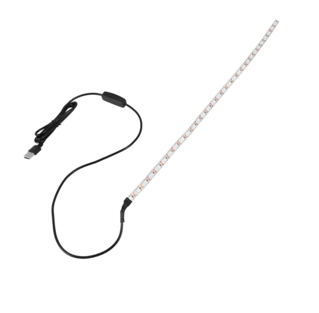 Tira esterilizadora luz ultravioleta desinfectante USB LED UV UVC Mata ácaros elimina olores auto