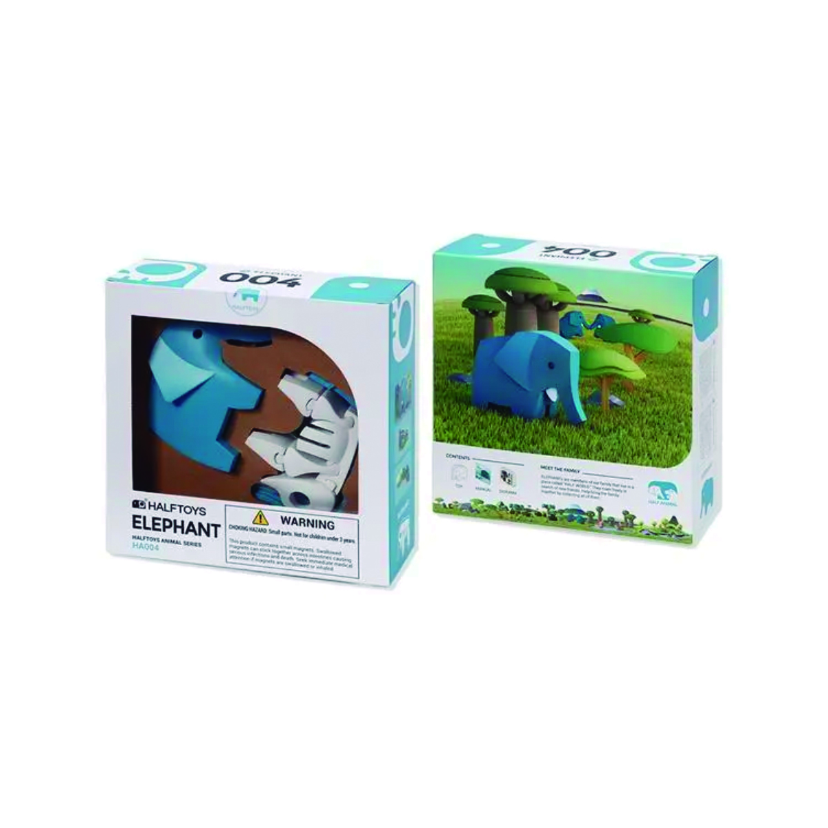 Rompecabezas Magnético 3d Elefante Half Toys Log-on Juguetes