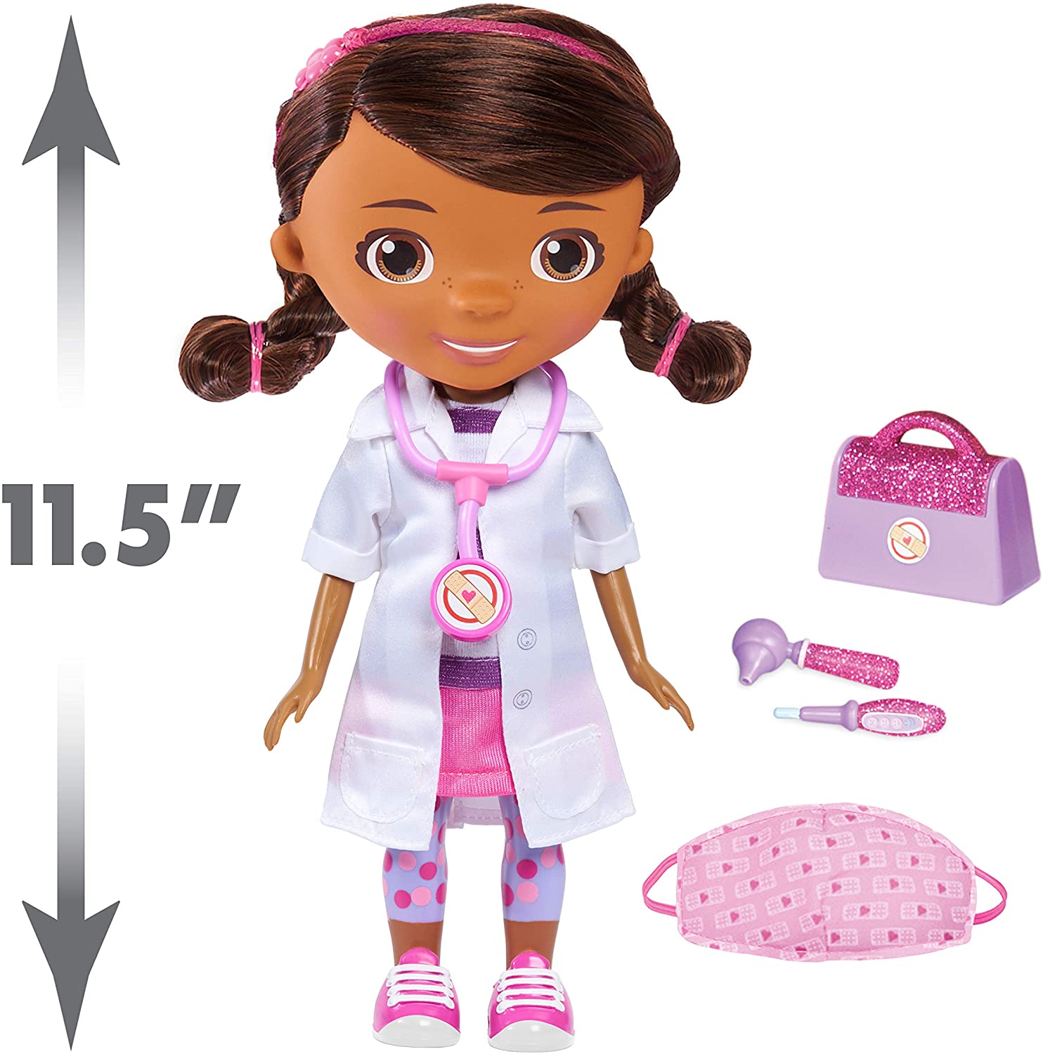 Muñeca Doctora Juguetes Doc Mcstuffins 6 Accesorios Frases