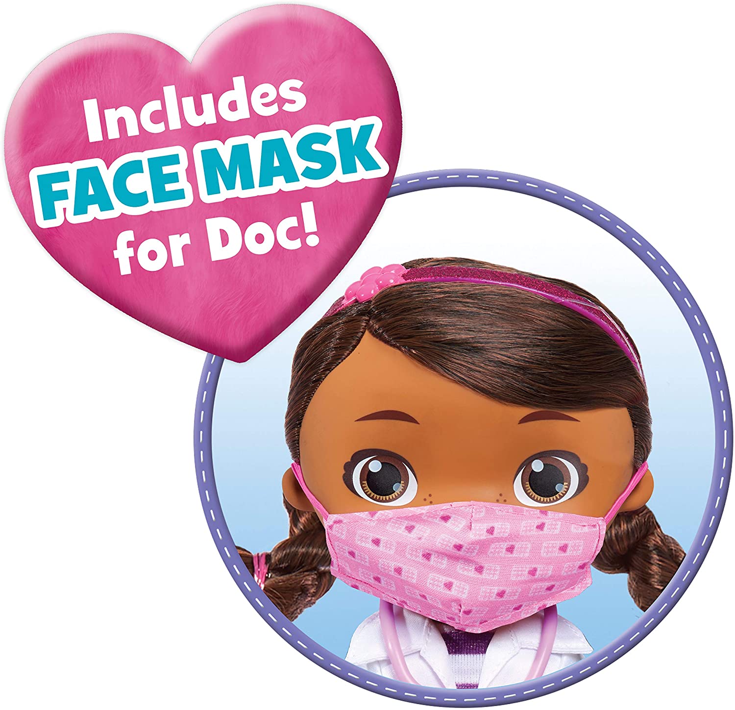 Muñeca Doctora Juguetes Doc Mcstuffins 6 Accesorios Frases