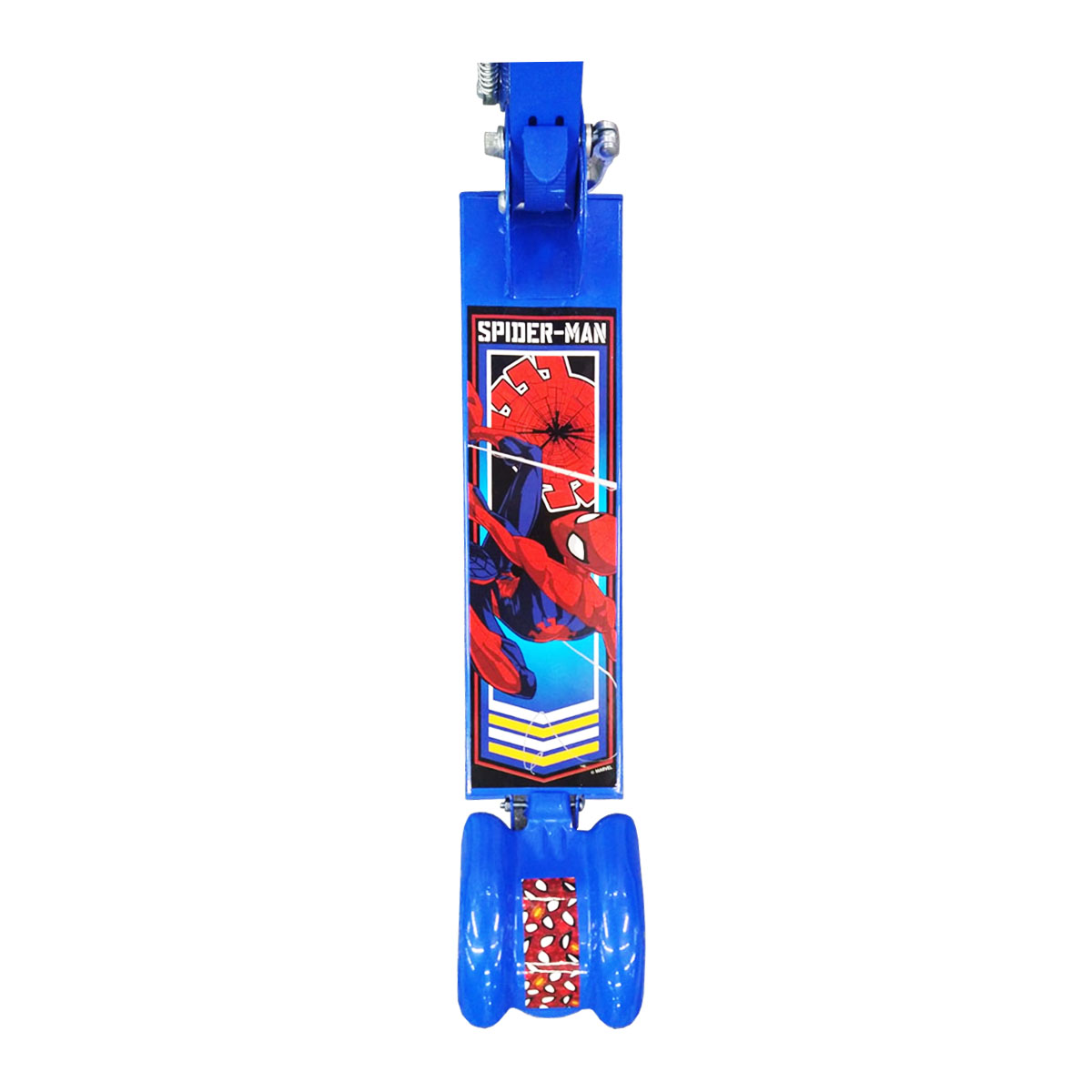 Scooter Patin del diablo para niños con luz Spiderman Azul