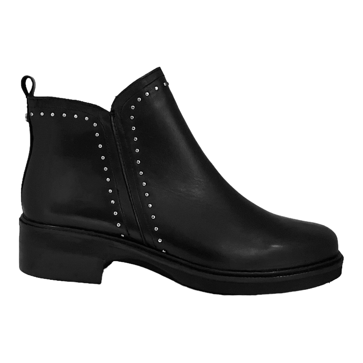 Botines piel negros new arrivals