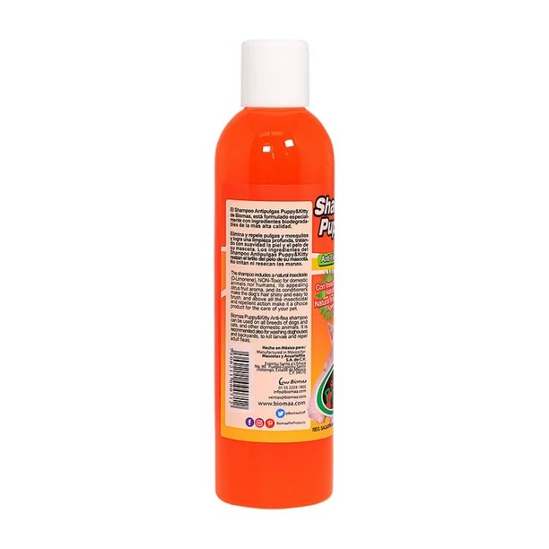 Shampoo Puppy & Kitty Antipulgas 250 ml - Biomma