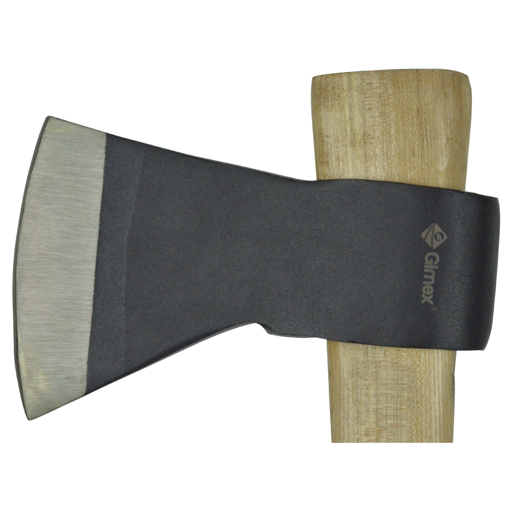 Hacha con Mango Media Labor - Cabeza forjada en acero alto carbono 1045, dureza 55rc - Excelente elección para cualquier trabajo de construcción ligera o de jardinería, 4 Lb/90 cm