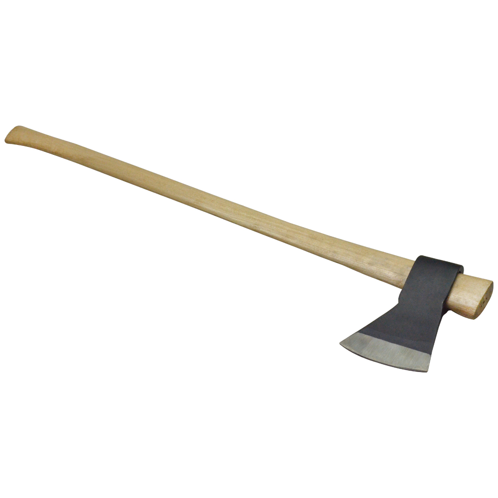 Hacha con Mango Media Labor - Cabeza forjada en acero alto carbono 1045, dureza 55rc - Excelente elección para cualquier trabajo de construcción ligera o de jardinería, 4 Lb/90 cm