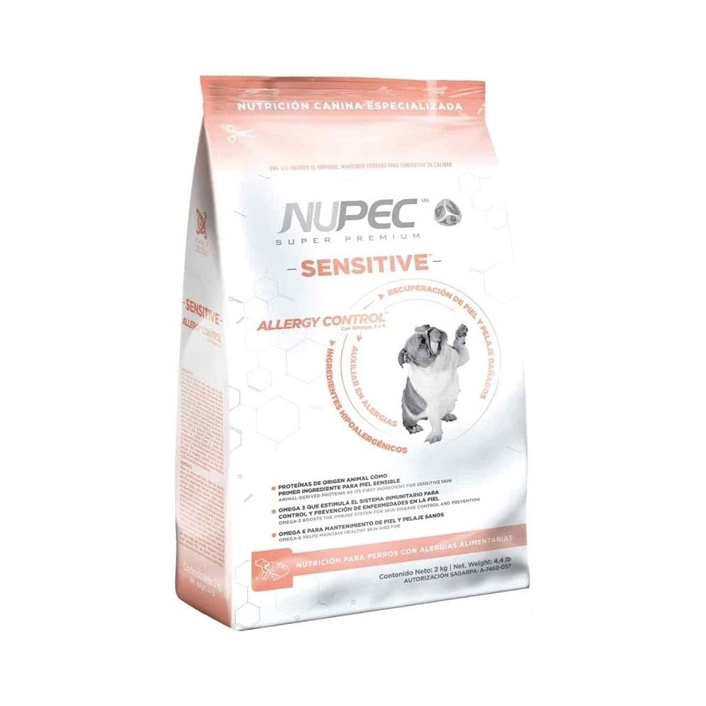 15 Kg Sensitive Alimento para Perros Control de Alergias Nupec