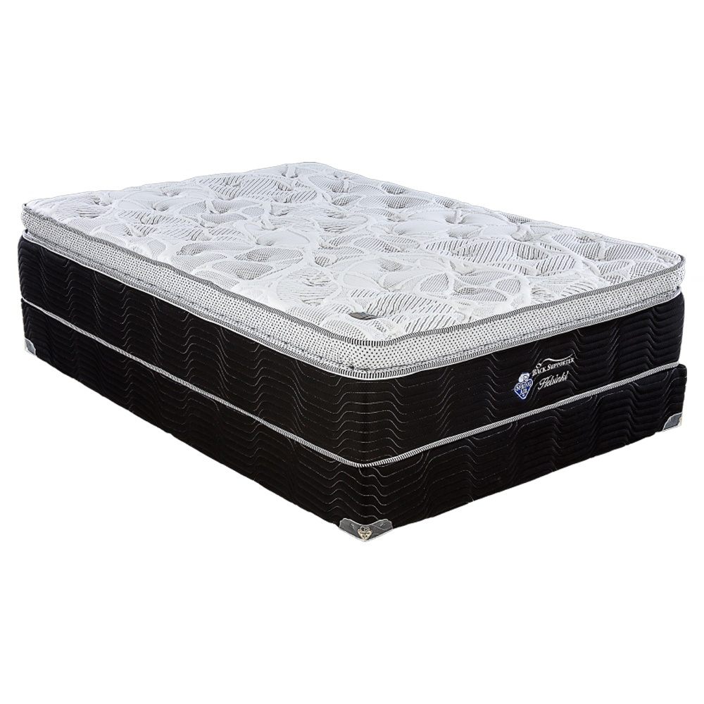 Juego De Box Y Colchon Helsinki Spring Air - Matrimonial.
