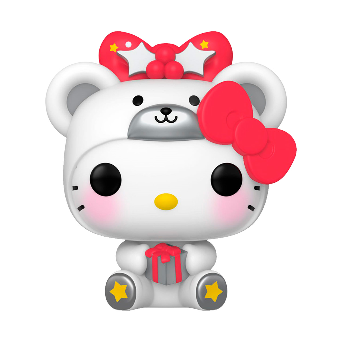 Funko Pop Hello Kitty Con Traje De Oso Polar Metalico #69 Sanrio Figura Original