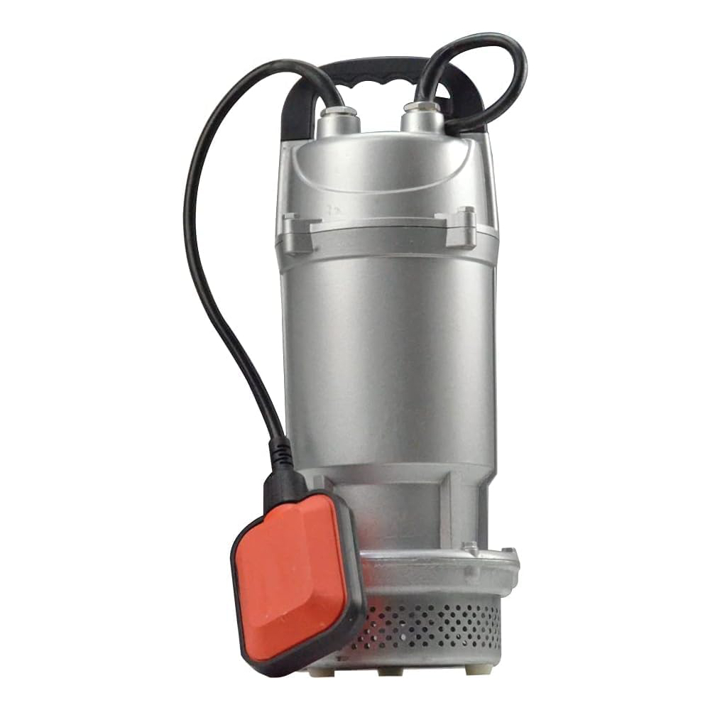 Bomba De Agua Sumergible de Aluminio 115v/60hz Color Gris - Impulsor de aluminio - 5 metros De profundidad Máxima - Diámetro de descarga 1 Pulgada, 3/4 HP, Altura máx. envío 16 mm
