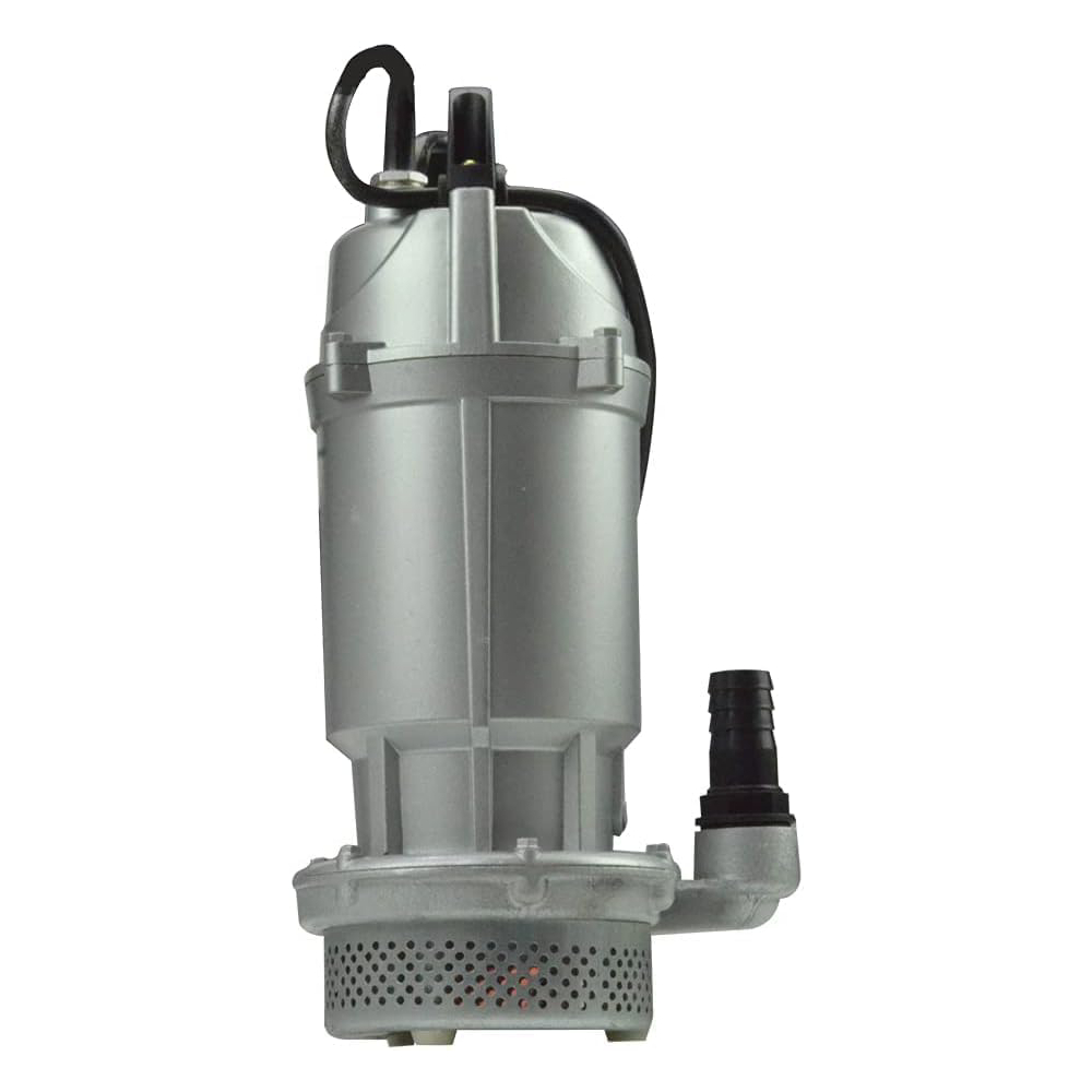 Bomba De Agua Sumergible de Aluminio 115v/60hz Color Gris - Impulsor de aluminio - 5 metros De profundidad Máxima - Diámetro de descarga 1 Pulgada, 3/4 HP, Altura máx. envío 16 mm