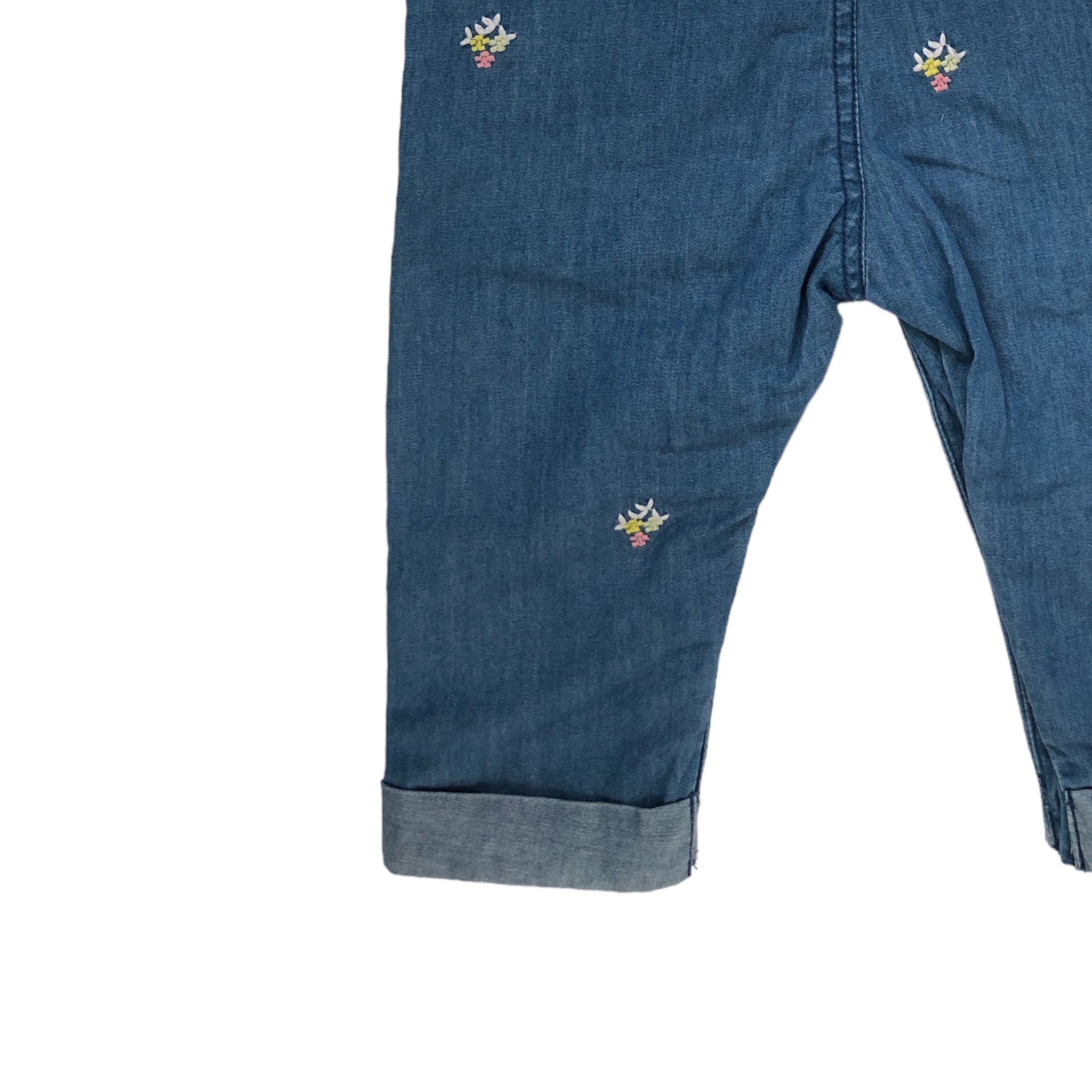 Overol mezclilla para bebé niña Losan