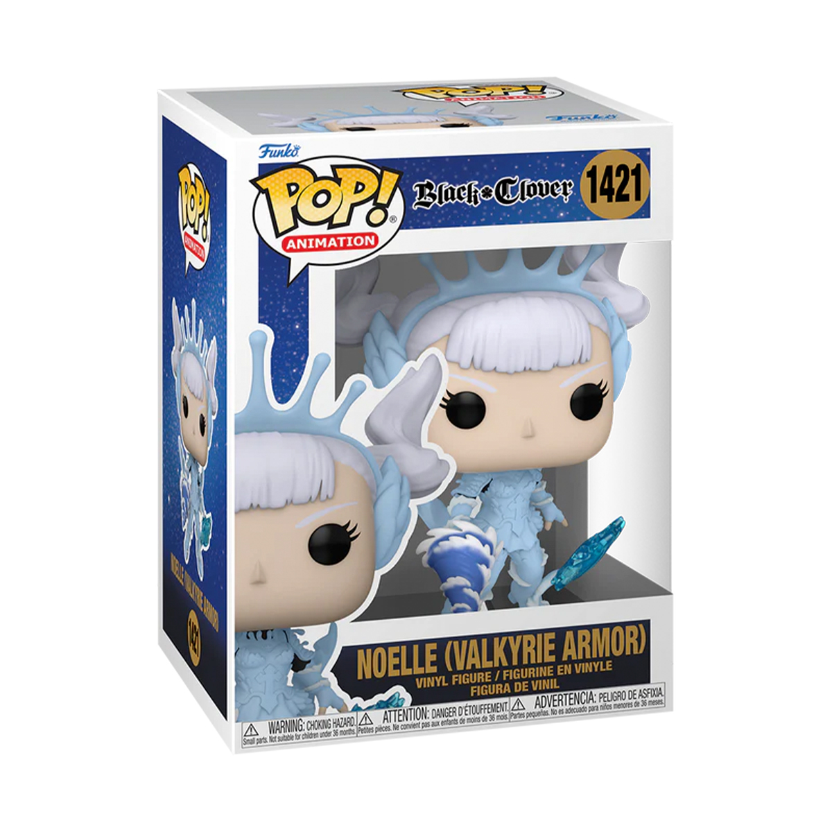 Funko Pop Noelle Silva Armadura Valquiria #1421 Black Clover Anime Fig Original