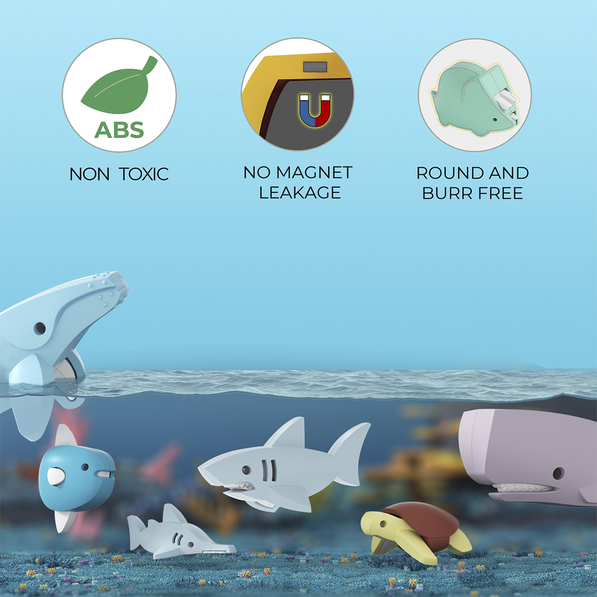 Rompecabezas Magnético Esqueleto Ballena Jorobada Half Toys