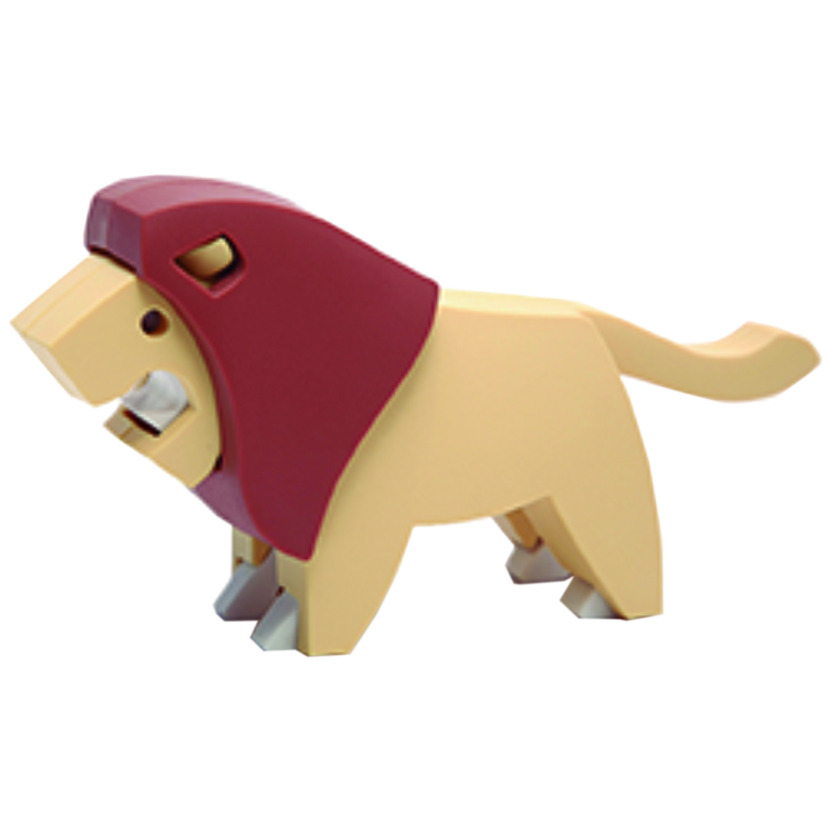 Rompecabezas Magnético 3d León Half Toys Log-on Juguetes