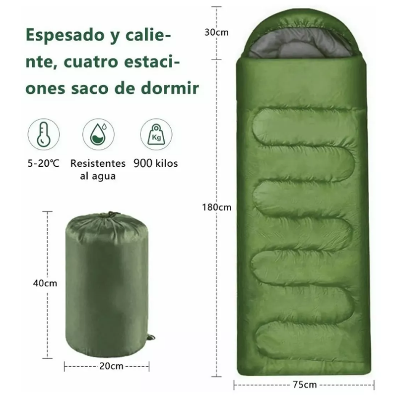 Bolsa De Dormir,exterior Camping Para Acampar Sleeping Bag.