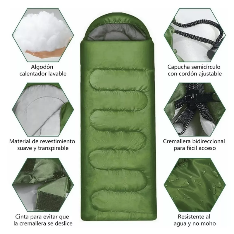 Bolsa De Dormir,exterior Camping Para Acampar Sleeping Bag.