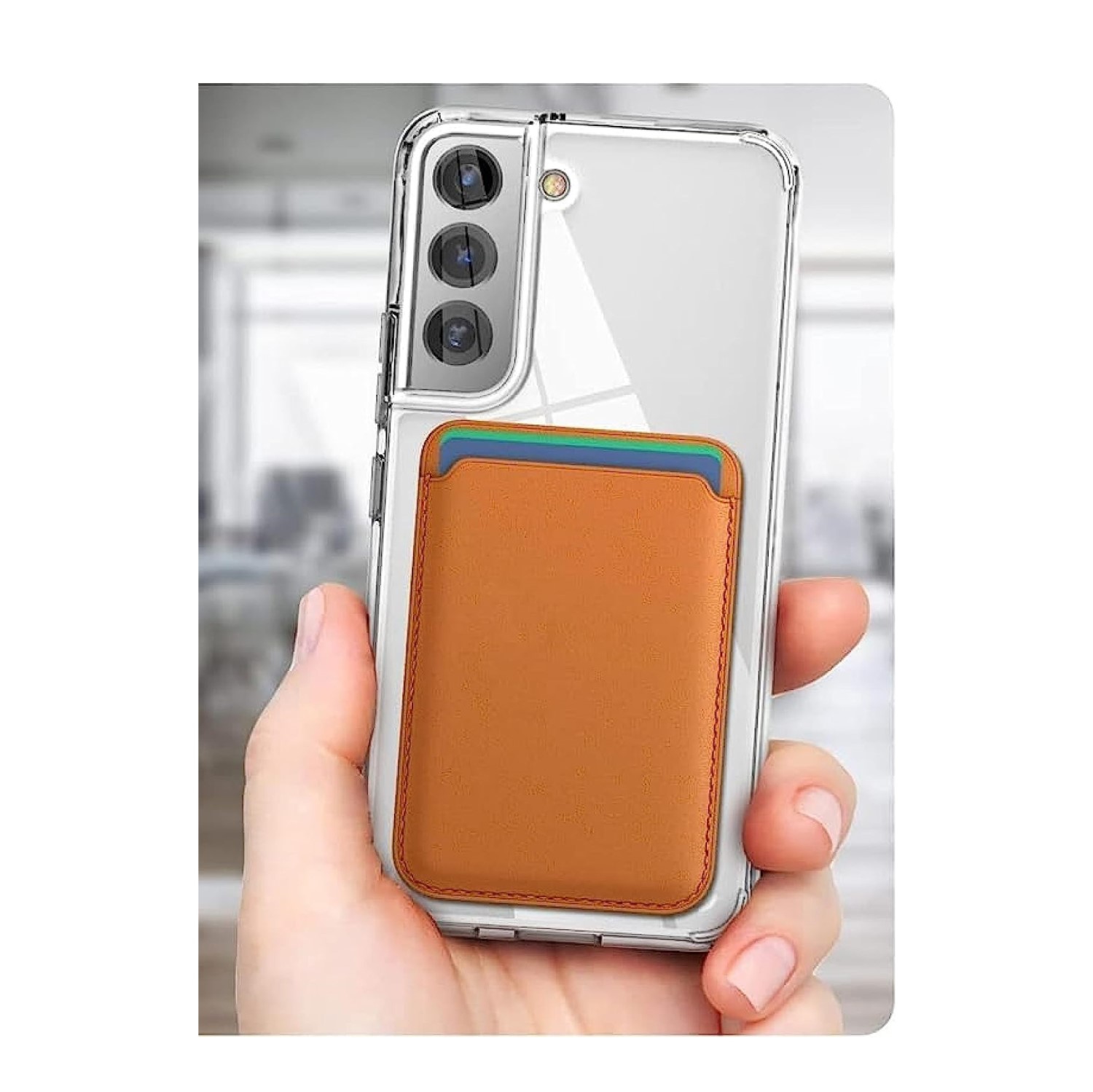 Funda para Samsung Galaxy S23 Plus 5G de 6.6" Case Minimalista Transparente Compatible con Cargador Magsafe y Carga Inalambrica Cubierta A Prueba De Golpes Uso Rudo Anti-Amarillo