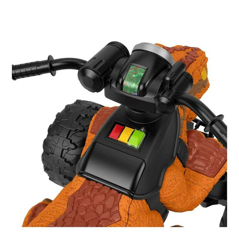 Fisher-Price Power Wheels, Jurassic World Dino Racer Refresh, Vehículo Montable para niños