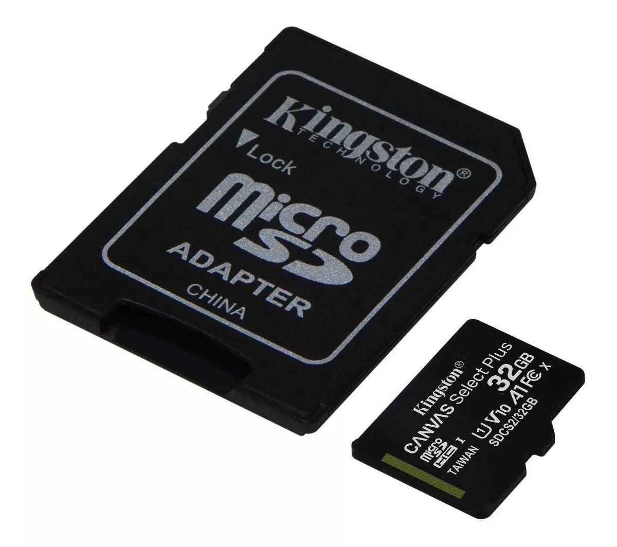 Tarjeta de memoria micro sd Kingston 32gb SDCS2 Canvas Select Plus con adaptador .