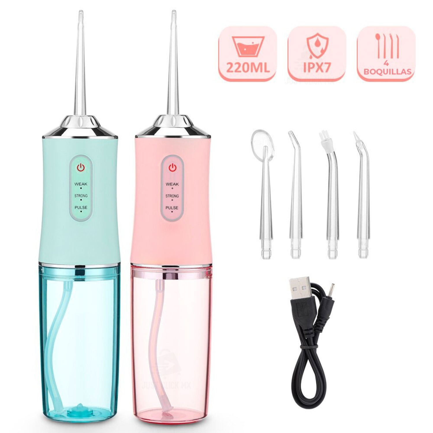 Limpiador Bucal Dental Escalador Eléctrico 4 en 1