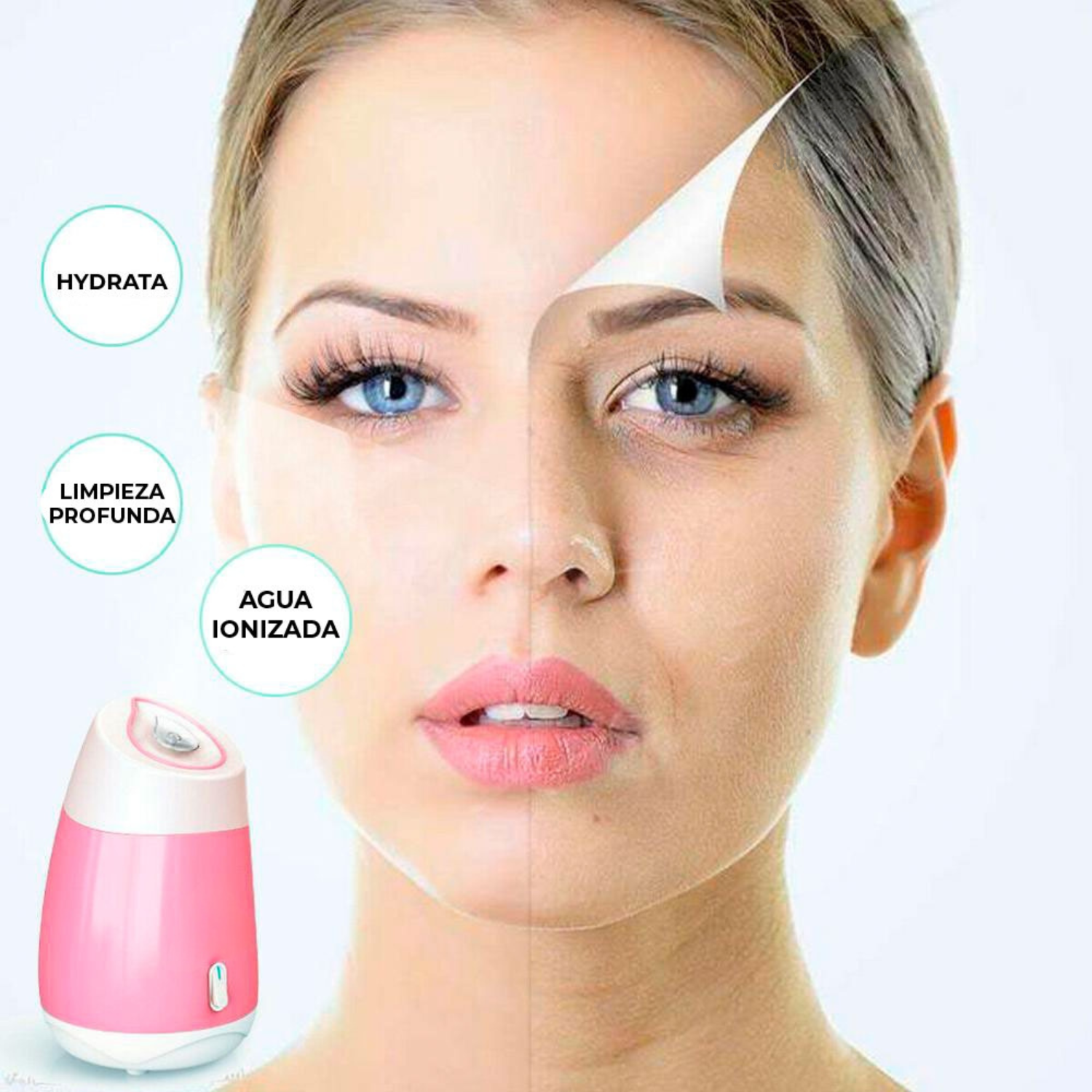 Vaporizador Humidificador Facial SPA Limpia Poros