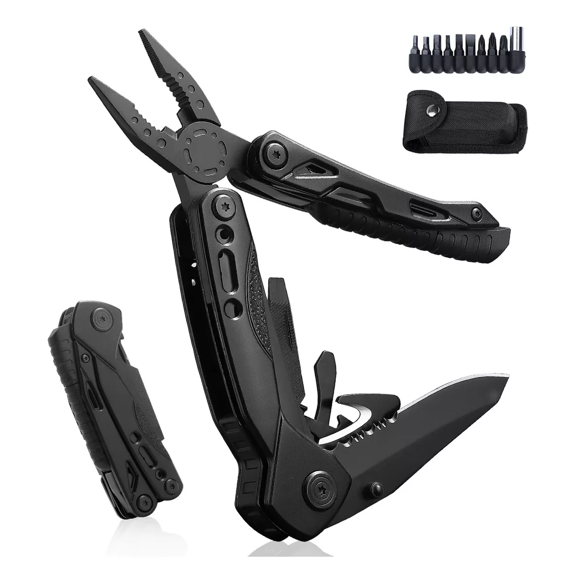 Navajas Multiherramien Pinzas Acero Inoxidable Camping Pesca