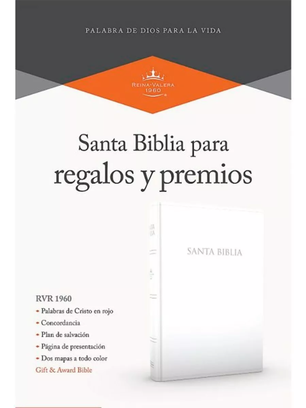 Biblia Blanca Rvr60 para Regalos y Premios