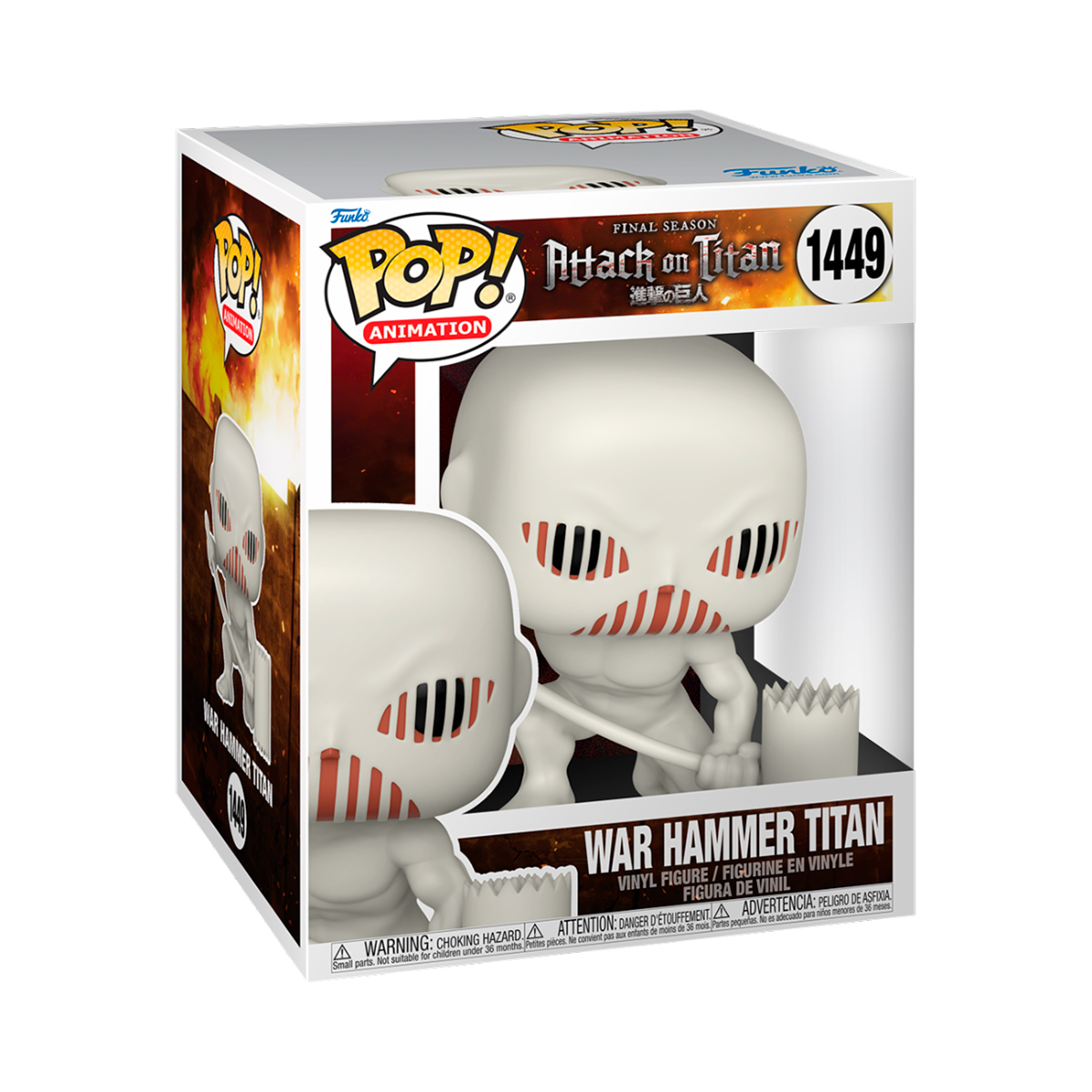 Funko Pop Titan Martillo De Guerra #1449 Attack On Titan Anime Figura Original