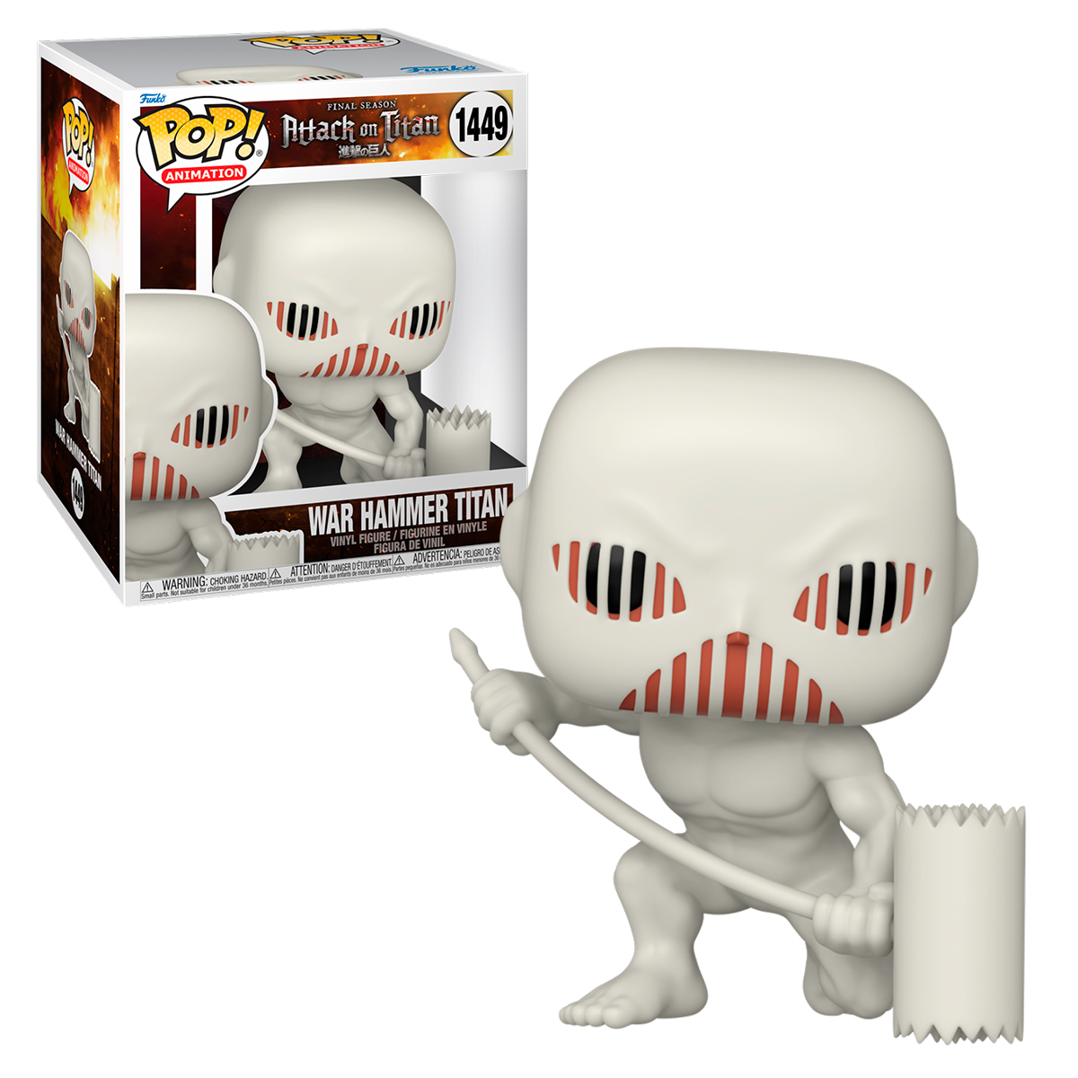 Funko Pop Titan Martillo De Guerra #1449 Attack On Titan Anime Figura Original