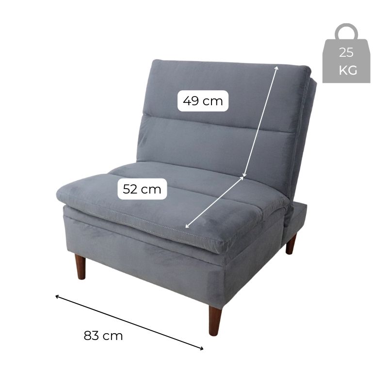 Sillón Moderno Suave Reclinable de Sala