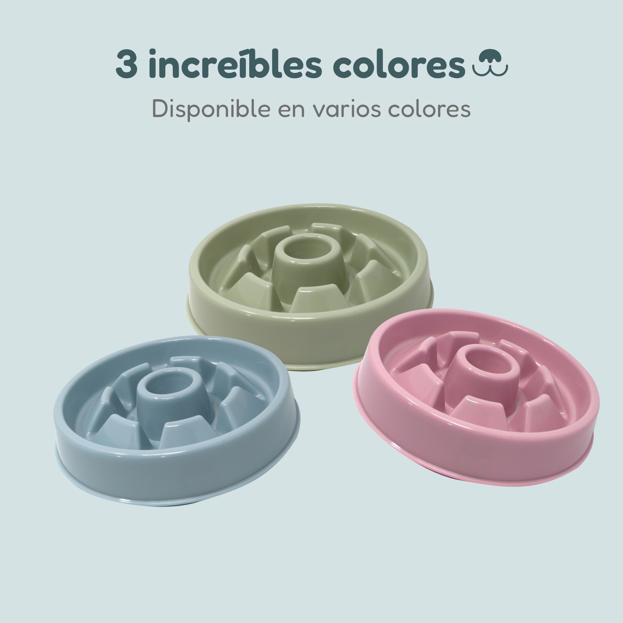 Plato Alimentación lenta para perro o gato 01