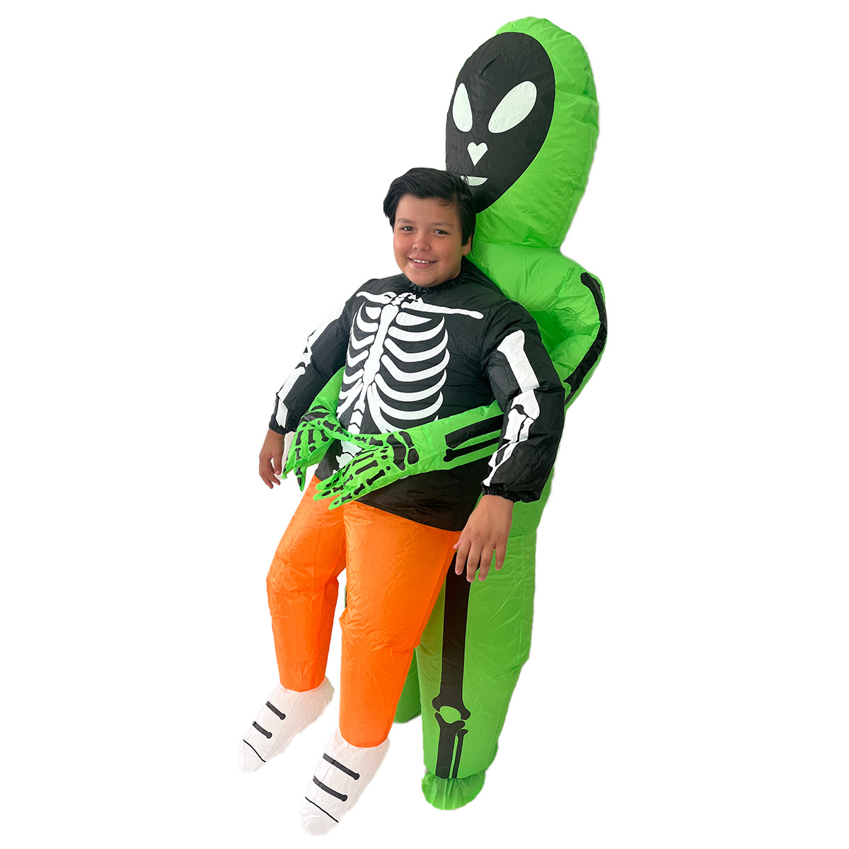Disfraz inflable de alien huesos Halloween marcianos ufo 3 tallas disponibles