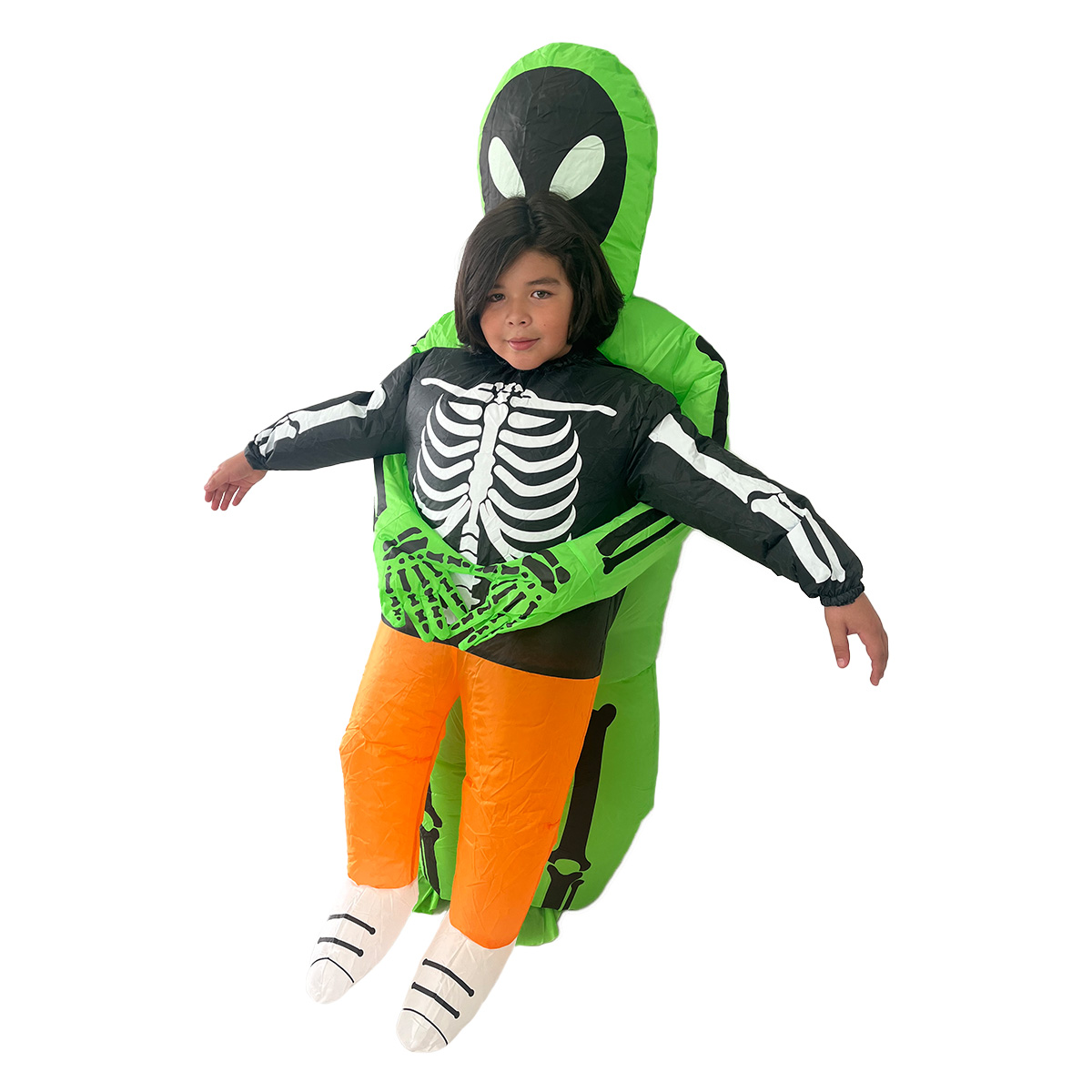 Disfraz inflable de alien huesos Halloween marcianos ufo 3 tallas disponibles