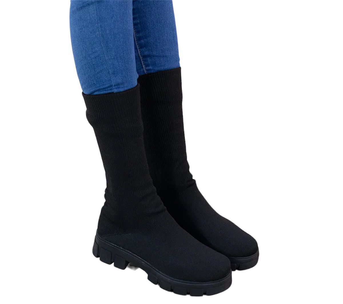 Calcetines de mujer negros SOXO a botas de agua - 5,99 €