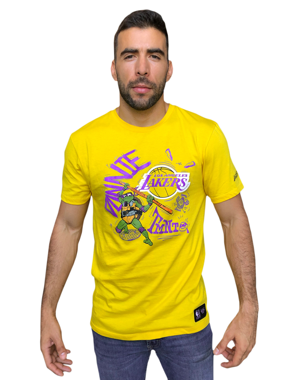 Playera Original NBA Tortugas Ninja Lakers-Donnie