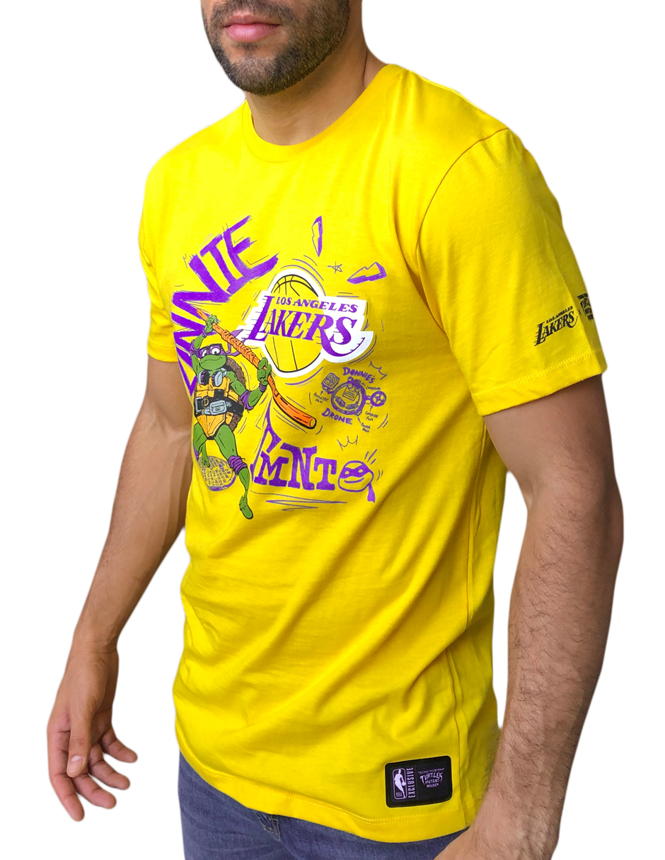 Playera Original NBA Tortugas Ninja Lakers-Donnie