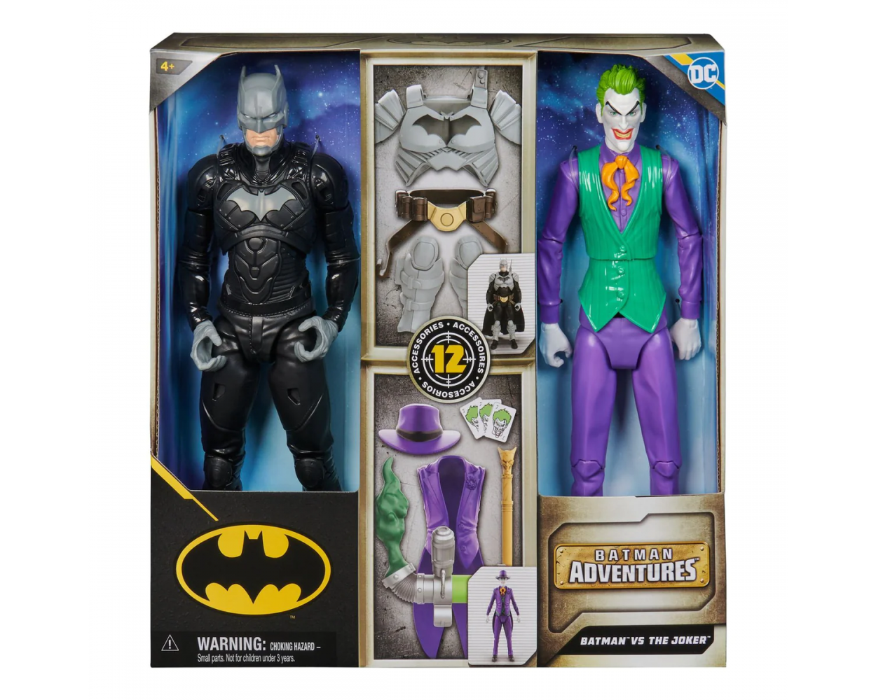  Batman Aventuras Batman vs El Guasón 12"